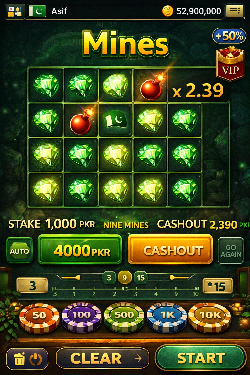 Pak Jackpot game